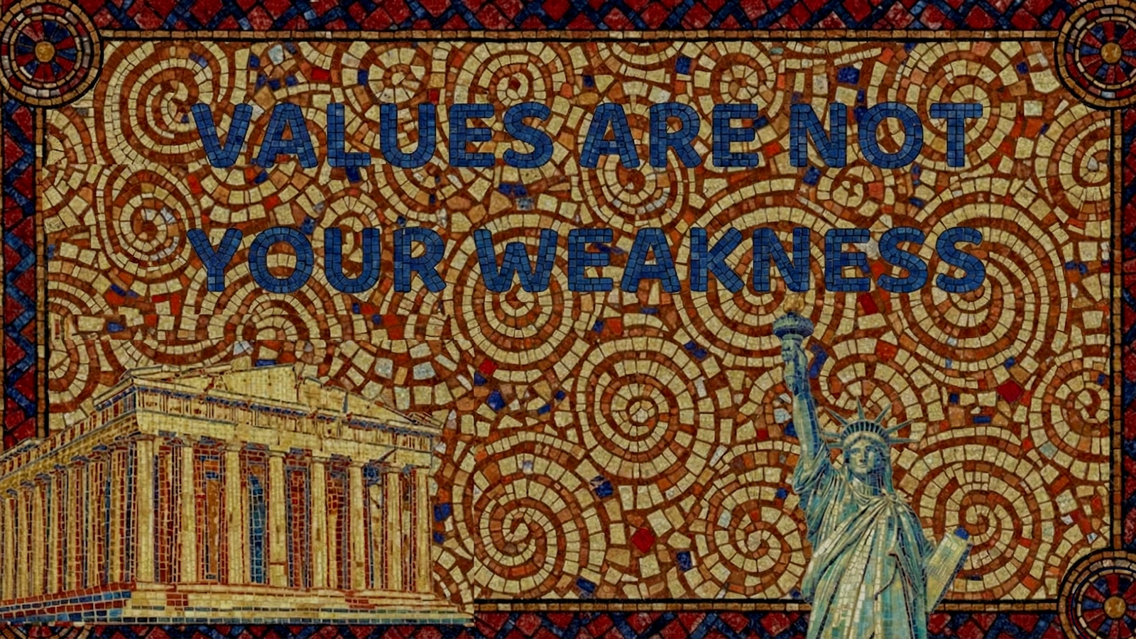 Values are not your weakness — editorial card