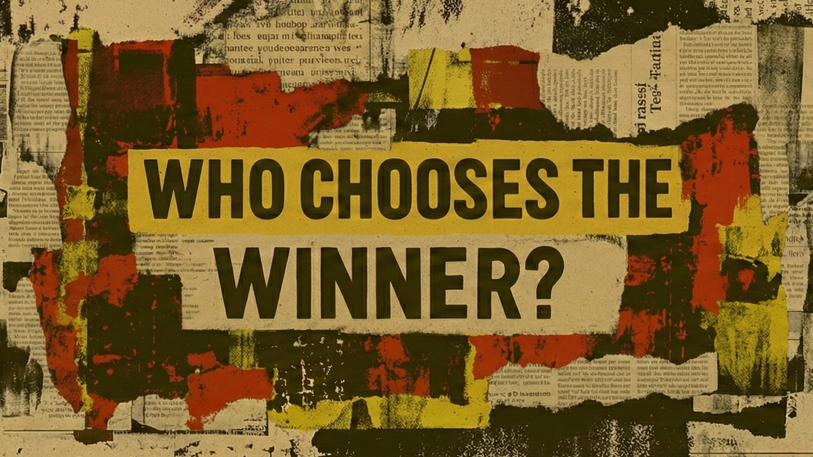 Who Chooses The Winner